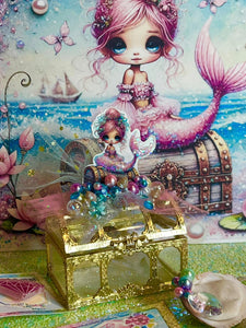 Special Designer Tool Kit Artist Collectible! "Diamond Art Dreams Sherri Baldy My Besties Ocean Treasures