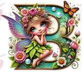 FACTORY DIRECT~ LIMITED ~EXCLUSIVE!!!~Alpha Bestie B Woodland Fairy Diamond Art Painting By Sherri Baldy