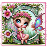 FACTORY DIRECT~ LIMITED ~EXCLUSIVE!!!~Alpha Bestie C Woodland Fairy Diamond Art Painting By Sherri Baldy