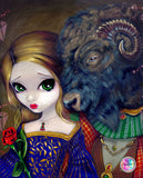 PRE-ORDER~NEW BOX PACKING & NEW  SHIPPING!~Jasmine Becket Griffith Beauty And The Beast DAD 391 Diamond Art Painting