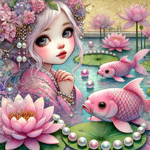 Factory Direct~~ MY Besties Pink Lilly Pad Mermaid