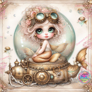 PRE-ORDER~ Sherri Baldy My Besties Steampunk  Mermaid Bubbles DAD 8770