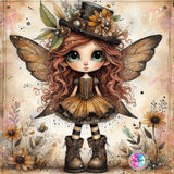 PRE-ORDER~ Sherri Baldy My Besties Steampunk Bestie Flower DAD 864