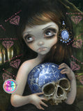 PRE ~ORDER!~NEW FASTER SHIPPING~ DAD#198"Jasmine Becket Griffith Blue Willow Skull!"  Diamond Paintings!